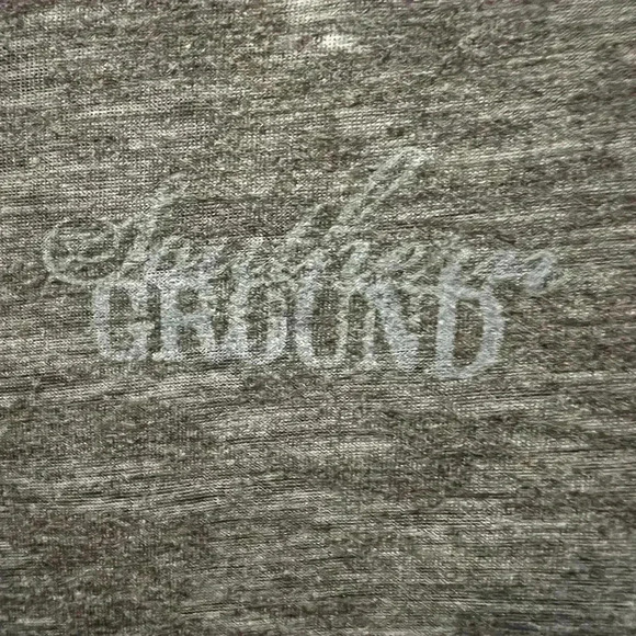 Zac Brown Band Short Sleeve Womens Sheer Gray Concert Tee Sz XL Stretchy - Picture 3 of 5